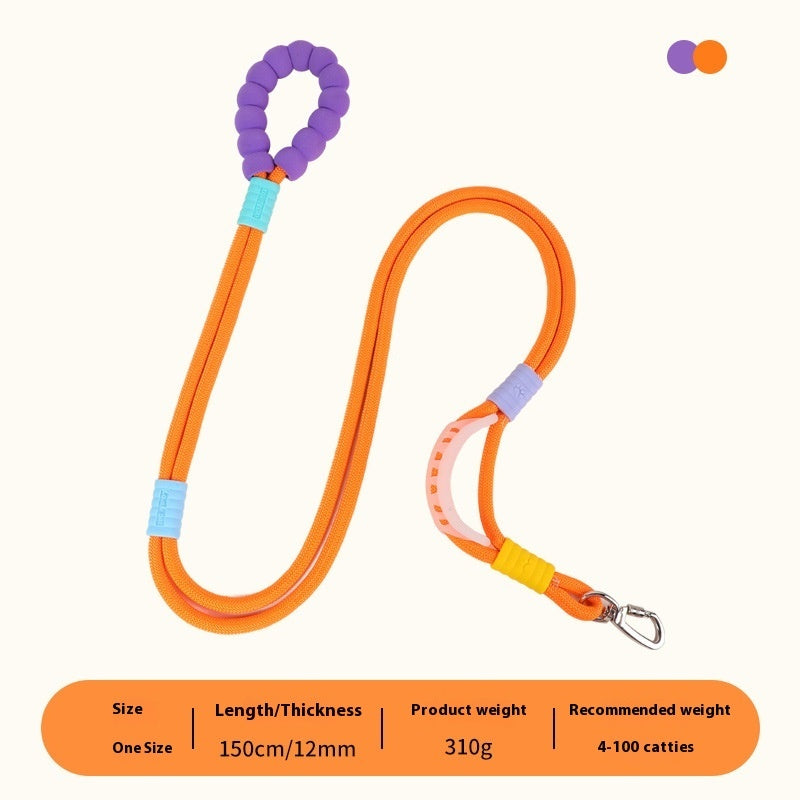 KFX-3996733 Non-Slip Nylon Hand Holding Rope in Various Colors for Pets