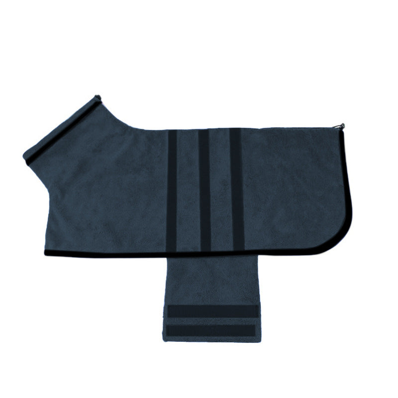 KFX-4000317 Adjustable Water-Absorbent Dog & Cat Bathrobe for Small to Large Pets