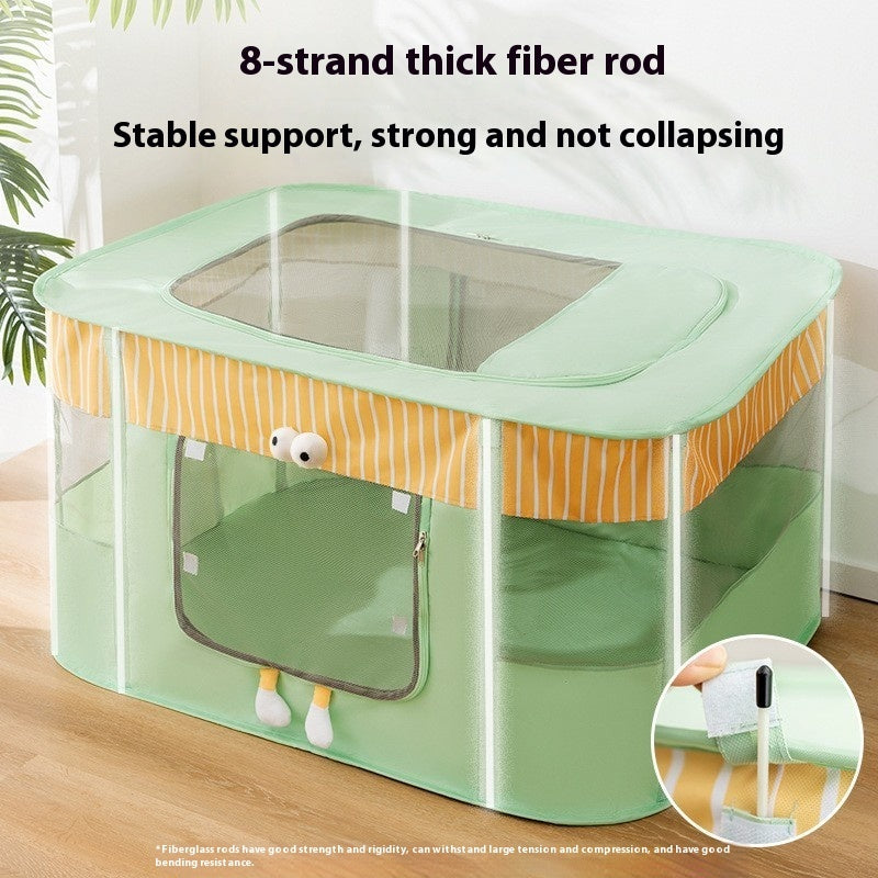 KFX-4002365 Foldable Animal-Shaped Cat Nest Tent in Brown Bear Design, Multiple Sizes Available
