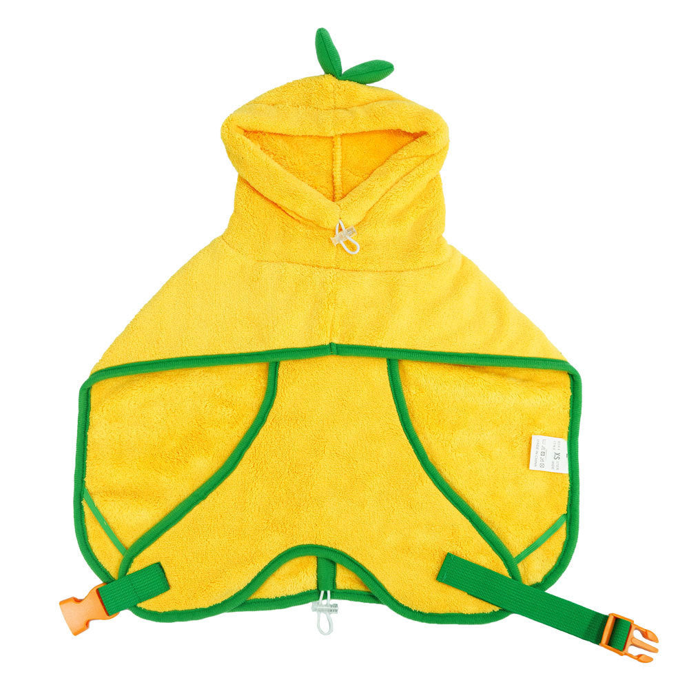 KFX-4002877 Ultra-Absorbent Microfiber Dog Bathrobe for Quick Drying and Cozy Comfort