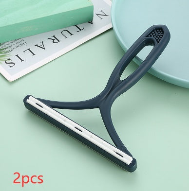 KFX-4004285 Double-Sided Manual Hair Remover Tool for Woolen Coats and Sweaters, Ergonomic Design with Durable PP Cutter Head