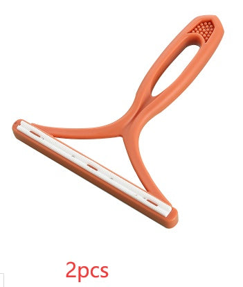 KFX-4004285 Double-Sided Manual Hair Remover Tool for Woolen Coats and Sweaters, Ergonomic Design with Durable PP Cutter Head