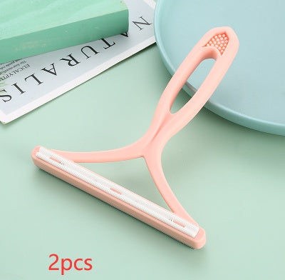 KFX-4004285 Double-Sided Manual Hair Remover Tool for Woolen Coats and Sweaters, Ergonomic Design with Durable PP Cutter Head