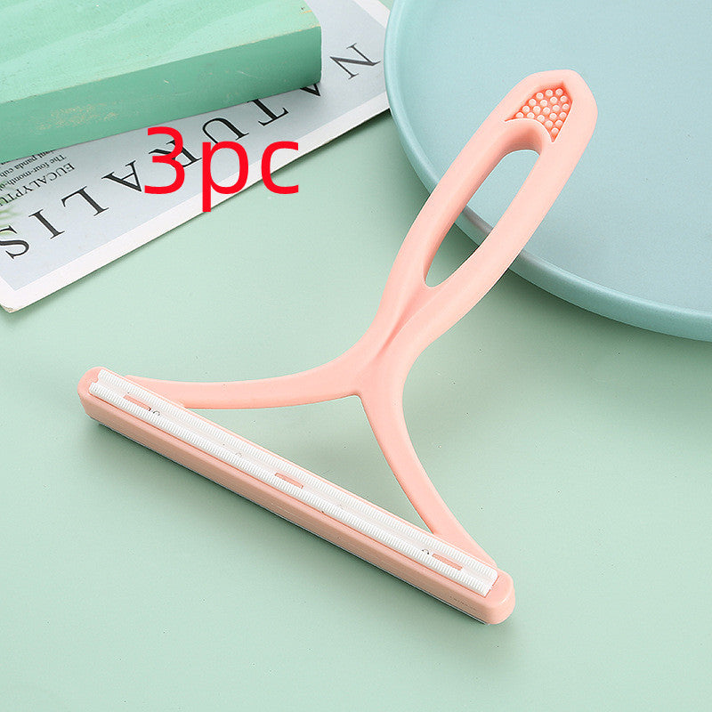 KFX-4004285 Double-Sided Manual Hair Remover Tool for Woolen Coats and Sweaters, Ergonomic Design with Durable PP Cutter Head