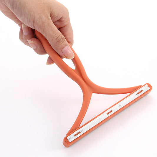 KFX-4004285 Double-Sided Manual Hair Remover Tool for Woolen Coats and Sweaters, Ergonomic Design with Durable PP Cutter Head