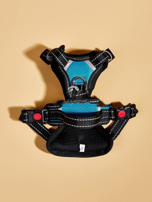 KFX-4007741 Pet Car Safety Chest Harness for Medium and Large Dogs - Nylon, Non-Adjustable, Available in Multiple Colors