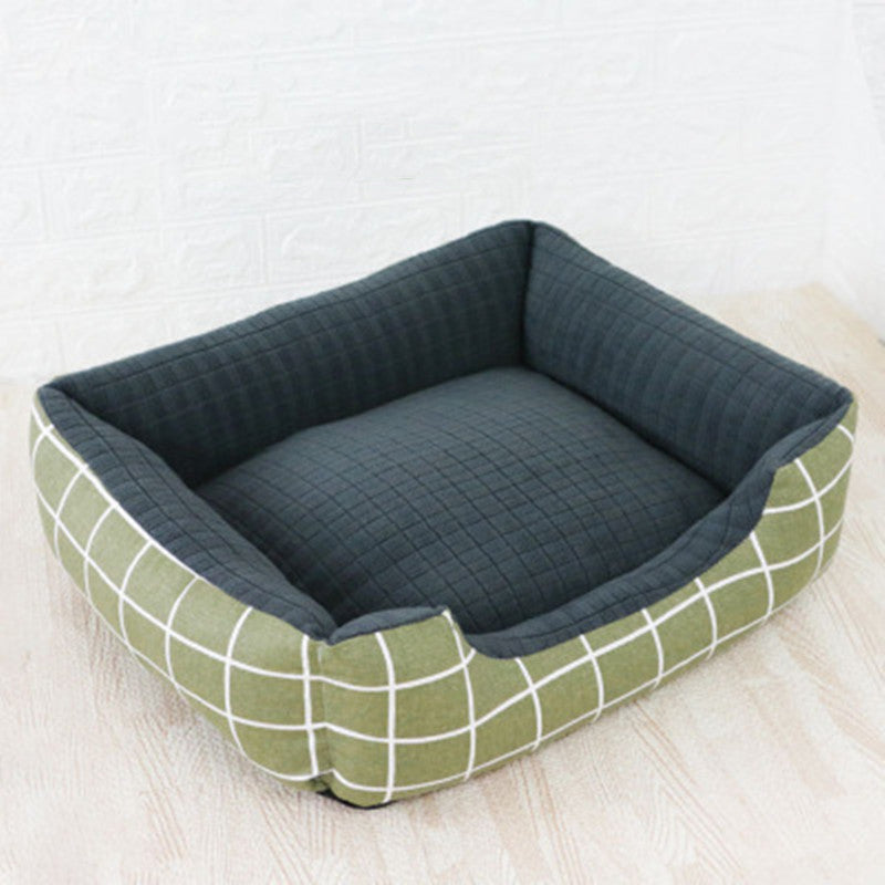 KFX-4008509 Square Nest Pet Mat for Small Animals, Removable Designs, Washable Options, Perfect for All Pets