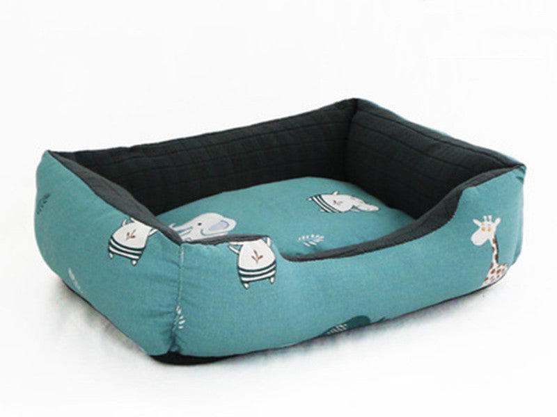 KFX-4008509 Square Nest Pet Mat for Small Animals, Removable Designs, Washable Options, Perfect for All Pets
