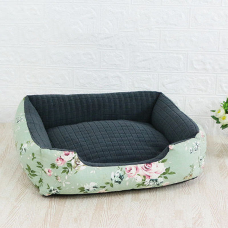 KFX-4008509 Square Nest Pet Mat for Small Animals, Removable Designs, Washable Options, Perfect for All Pets