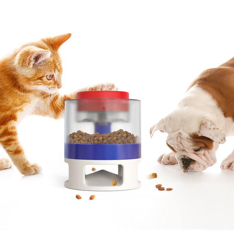 KFX-4008637 Slow Food Catapult Pet Toy in Various Colors - Engaging Playtime for Cats