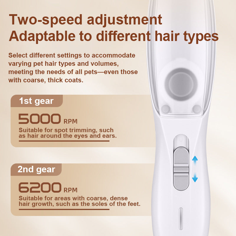 KFX-4010045 Self-Priming Paw Hair Trimmer for Pets - Efficient and Convenient Grooming Tool