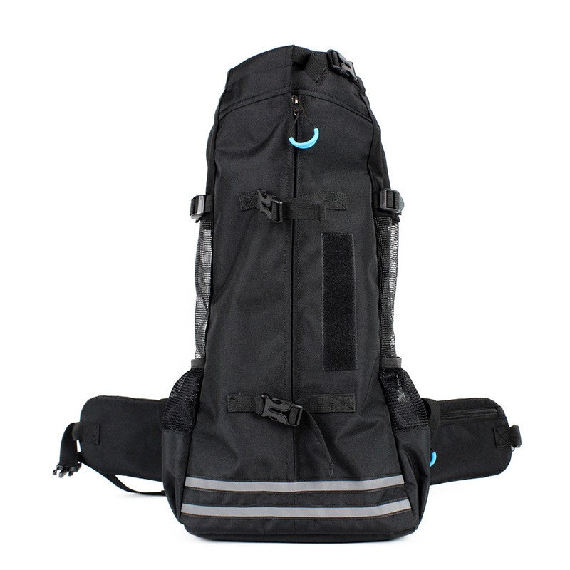 KFX-4010685 Breathable Expandable Pet Backpack Carrier for Medium Dogs