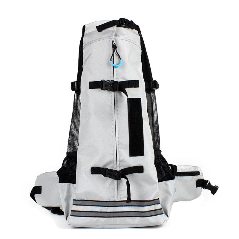 KFX-4010685 Breathable Expandable Pet Backpack Carrier for Medium Dogs