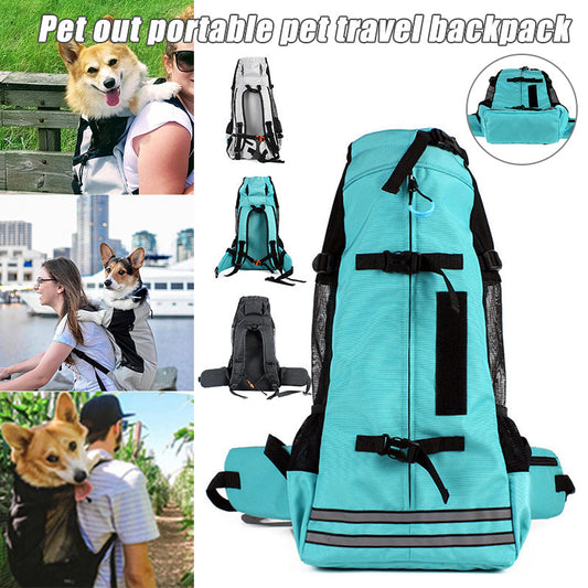 KFX-4010685 Breathable Expandable Pet Backpack Carrier for Medium Dogs