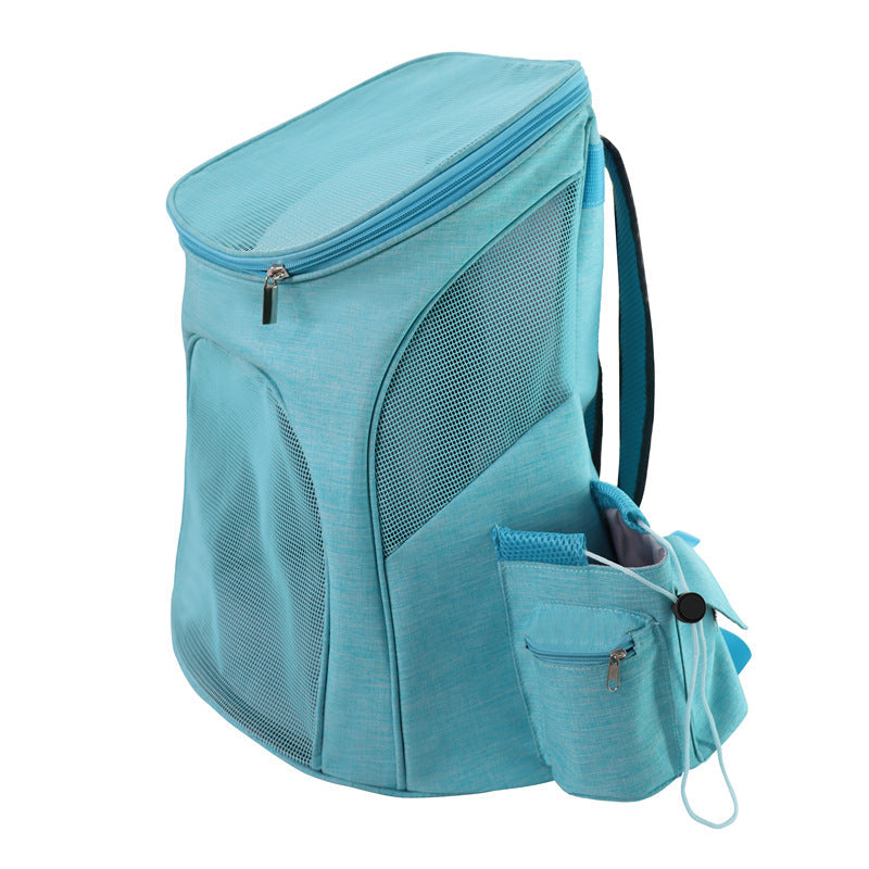 KFX-4011709 Foldable Multifunctional Pet Backpack for Small to Medium Pets - Nylon, Lightweight, Various Colors