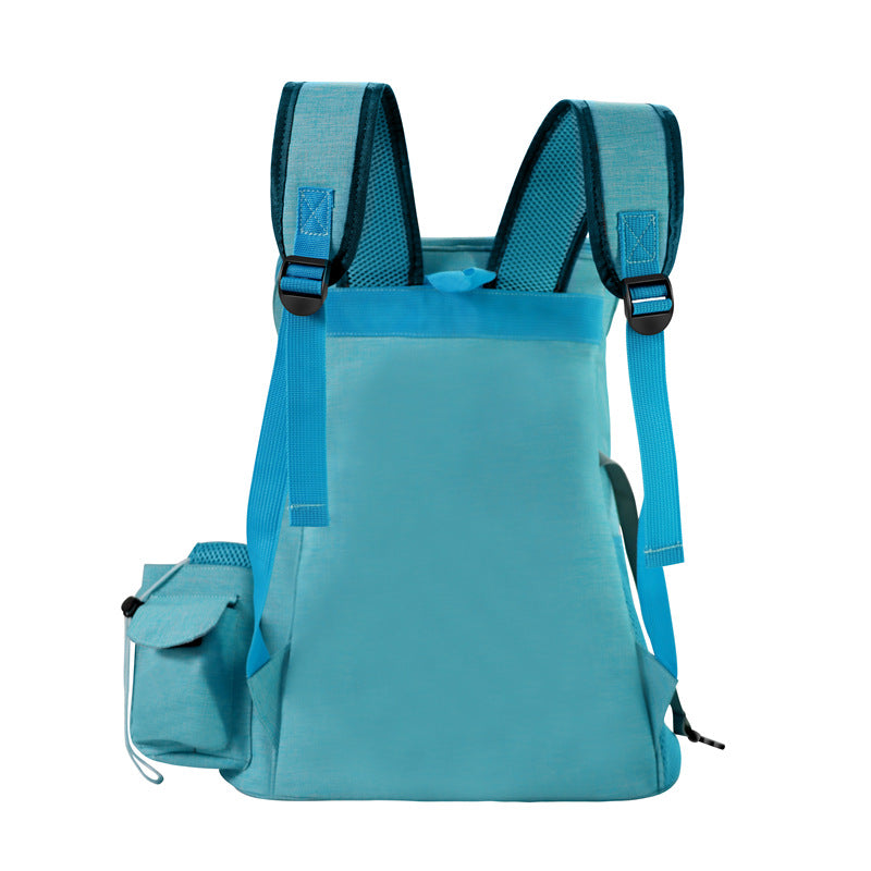 KFX-4011709 Foldable Multifunctional Pet Backpack for Small to Medium Pets - Nylon, Lightweight, Various Colors