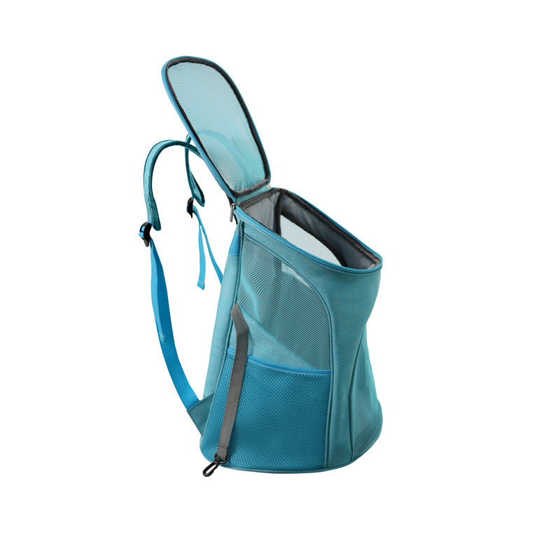 KFX-4011709 Foldable Multifunctional Pet Backpack for Small to Medium Pets - Nylon, Lightweight, Various Colors