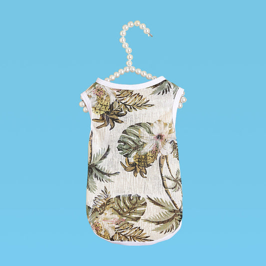 KFX-4012605 Versatile Polyester Cat Vest for Fall Adventures in Hawaii
