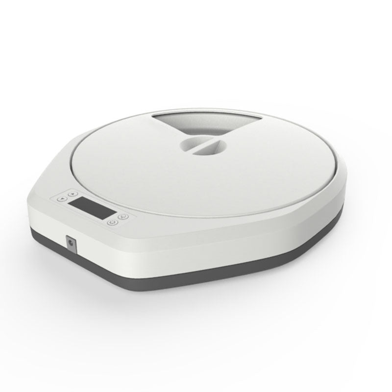 KFX-4014397 Automatic Multi-Meal Feeder for Cats and Dogs with Intelligent Timer and Food-Grade Material