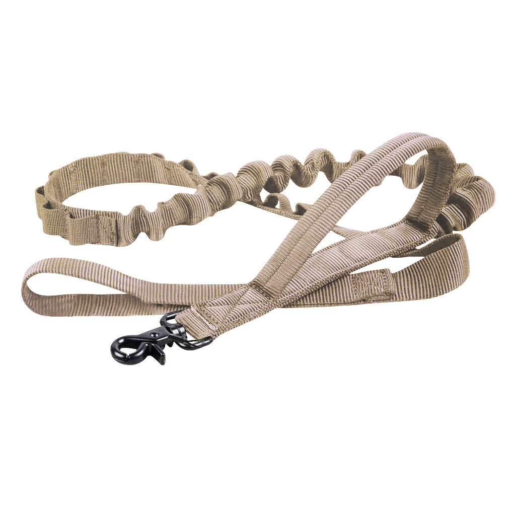 KFX-4017469 Adjustable Military Nylon Dog Collar and Leash Set - Durable Traction Belt for Active Dogs