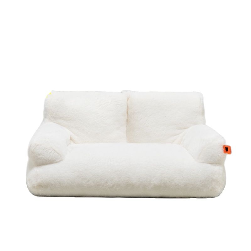 KFX-4020029 Cozy Disassembleable Winter Cat Nest for Pets Under 7.5kg, Soft Imitation Rabbit Velvet and Pearl Cotton
