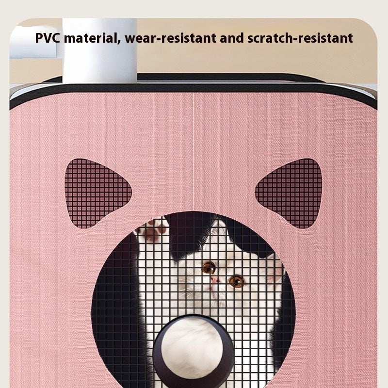 KFX-4026557 Pet Hair Drying Oven with Foot Pad - Oxford Fabric & PVC Mesh, 52cm x 40cm x 52cm