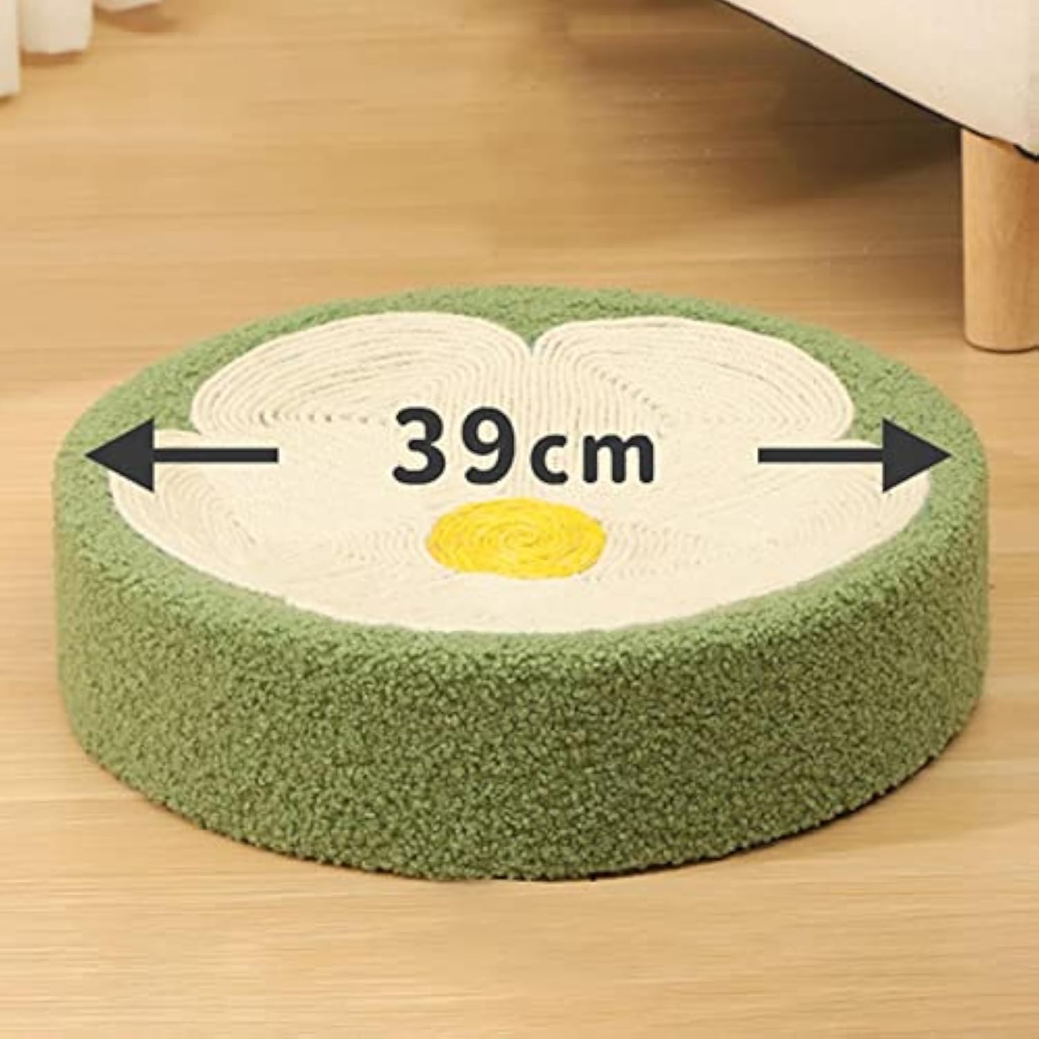 KFX-4027197 Cat Scratching Lounge Bowl - Durable Sisal Scratch Pad and Cozy Bed for Kittens and Cats