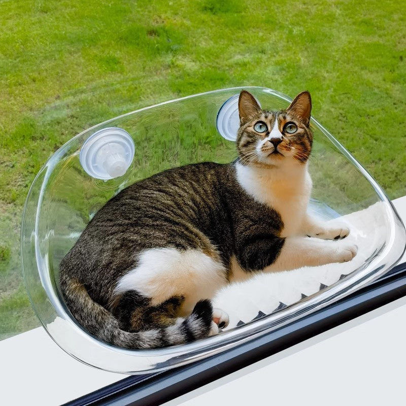 KFX-4027325 Summer Window Cat Hammock with Suction Cups and Heating Pad - Available in Various Colors