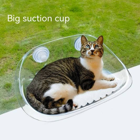 KFX-4027325 Summer Window Cat Hammock with Suction Cups and Heating Pad - Available in Various Colors