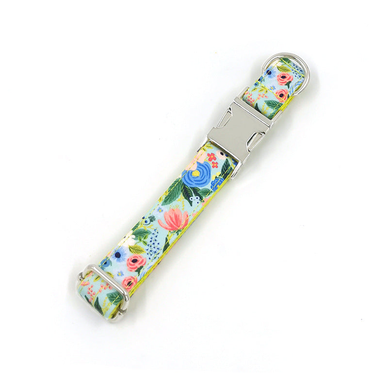 KFX-4027709 Stylish Polyester Collar for Small and Medium Dogs in Vibrant Print