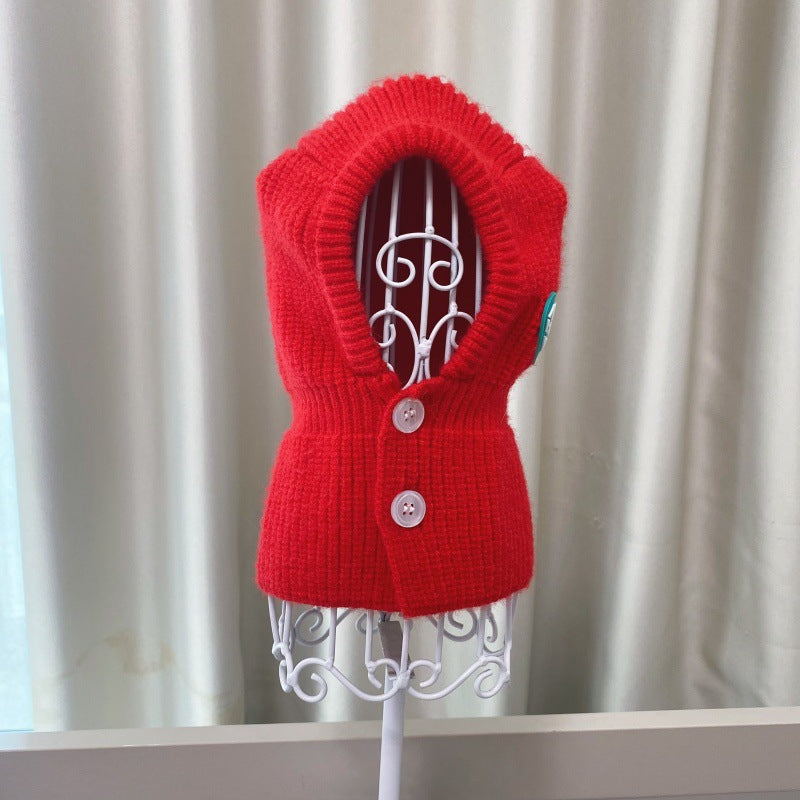 KFX-4030781 Cozy Wool Knitted Sweater for Pets - Four-Leg Design for Autumn and Winter