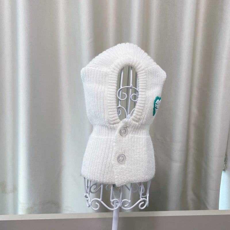 KFX-4030781 Cozy Wool Knitted Sweater for Pets - Four-Leg Design for Autumn and Winter