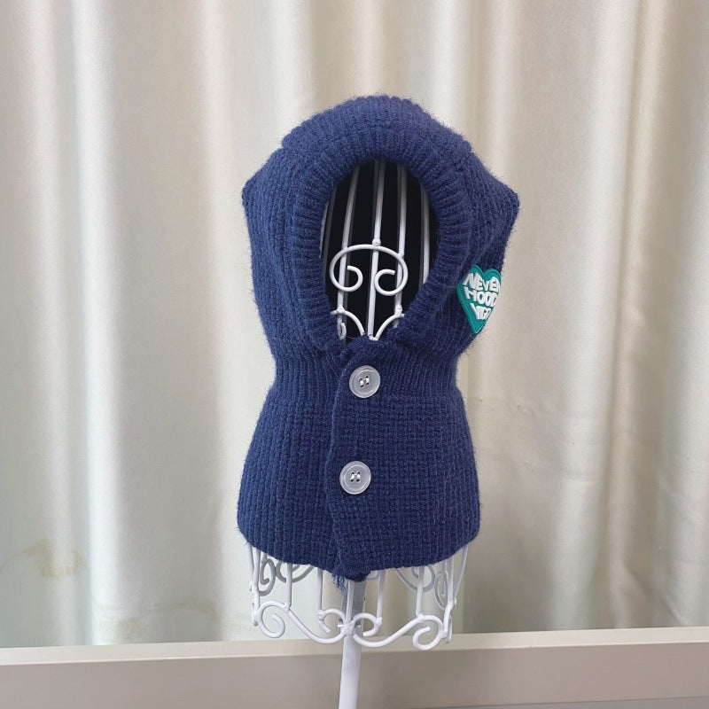 KFX-4030781 Cozy Wool Knitted Sweater for Pets - Four-Leg Design for Autumn and Winter