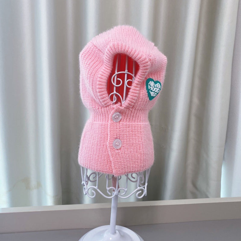 KFX-4030781 Cozy Wool Knitted Sweater for Pets - Four-Leg Design for Autumn and Winter
