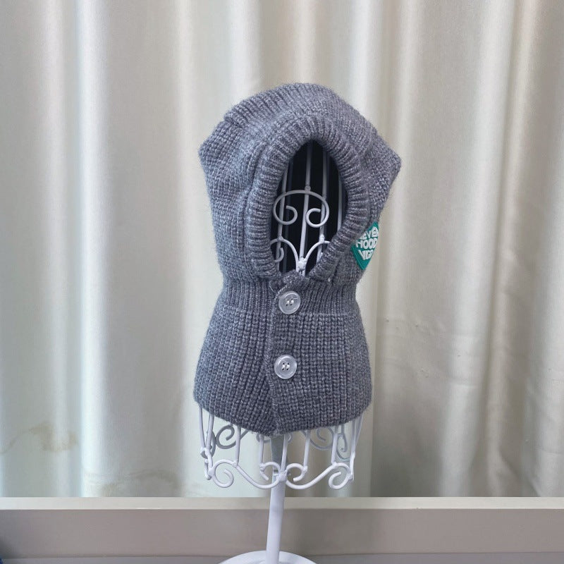 KFX-4030781 Cozy Wool Knitted Sweater for Pets - Four-Leg Design for Autumn and Winter