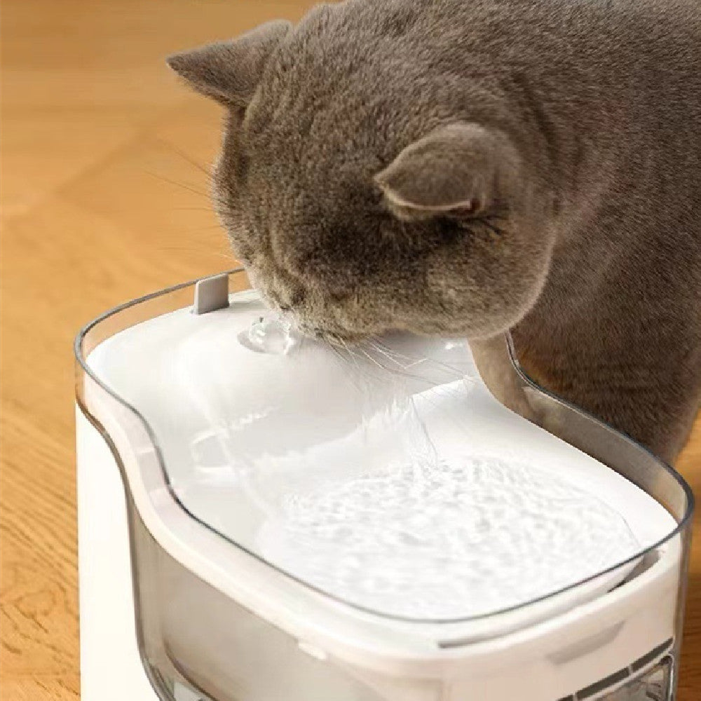 KFX-4031549 Automatic Live Water Filtration Pet Water Dispenser for Dogs and Cats - 240mm x 191mm x 187mm, 10W Power