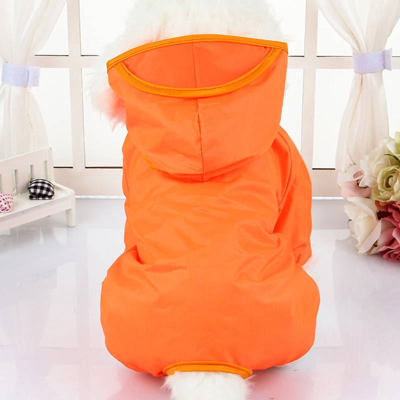 KFX-4036029 Waterproof Pet Raincoat for All-Weather Protection - Available in Multiple Colors