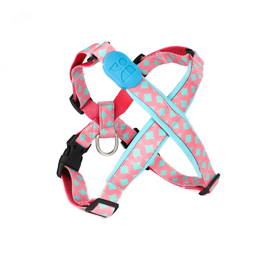 KFX-4040509 Adjustable Chest Strap for Tracheal Protection - Vest Style Pet Harness