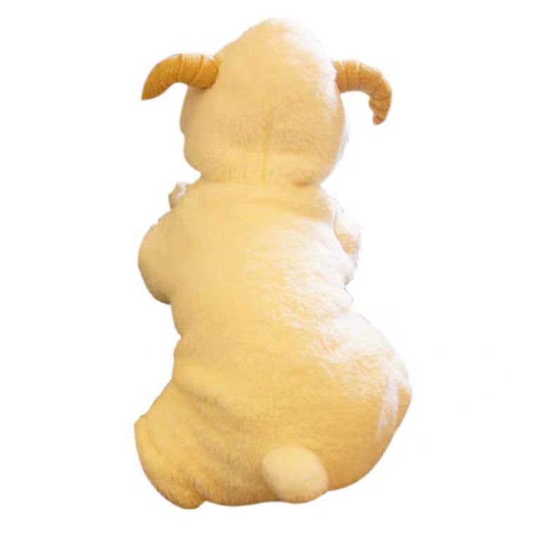 KFX-4041789 Transformative Goat Costume Shirt for Dogs - Cartoon Design, Multi-Sized (XS-XXL)