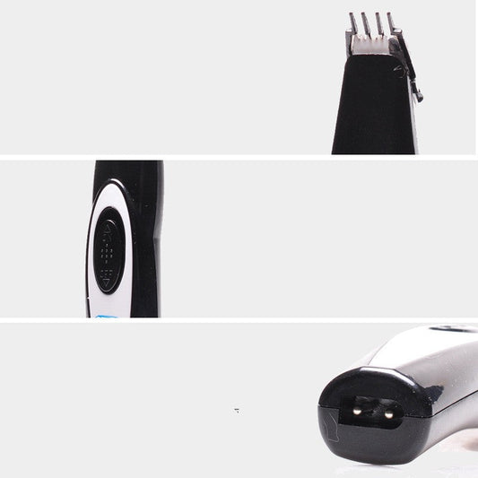 KFX-4042813 USB Rechargeable Pet Nail Hair Trimmer and Grooming Clipper for Cats and Dogs, Low Noise Design, Easy to Clean
