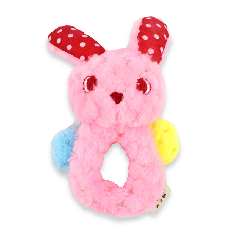 KFX-4046653 Plush Cartoon Puzzle Pet Toys: Rabbit, Bear, and Cow Soft Dolls