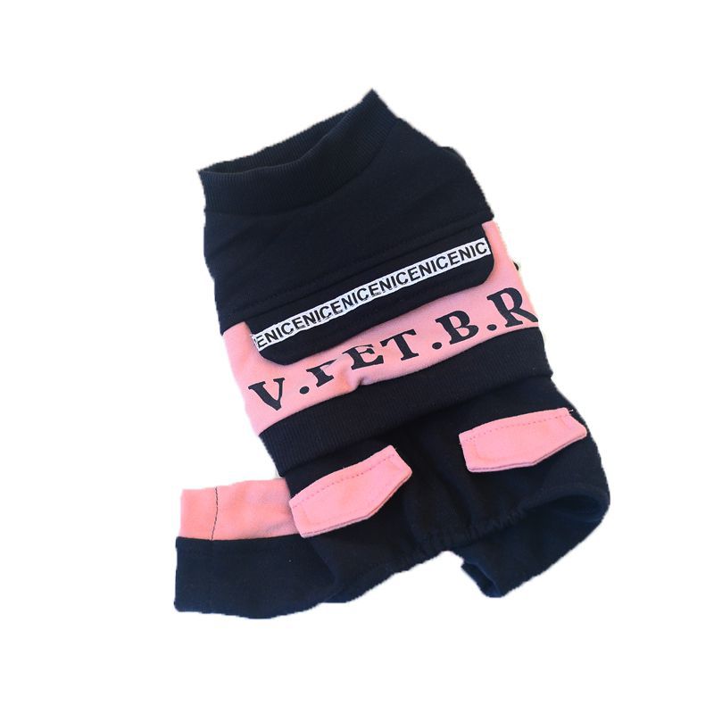 KFX-4047549 Casual Cotton One-Piece Clothing for Pets with Four Legs