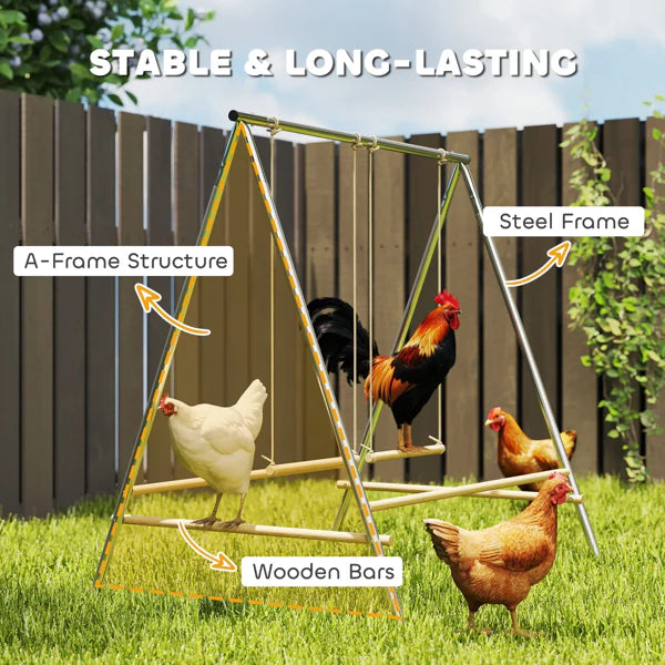 KFX-4048957 Chicken Perch for Comfort and Versatile Roosting