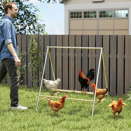 KFX-4048957 Chicken Perch for Comfort and Versatile Roosting