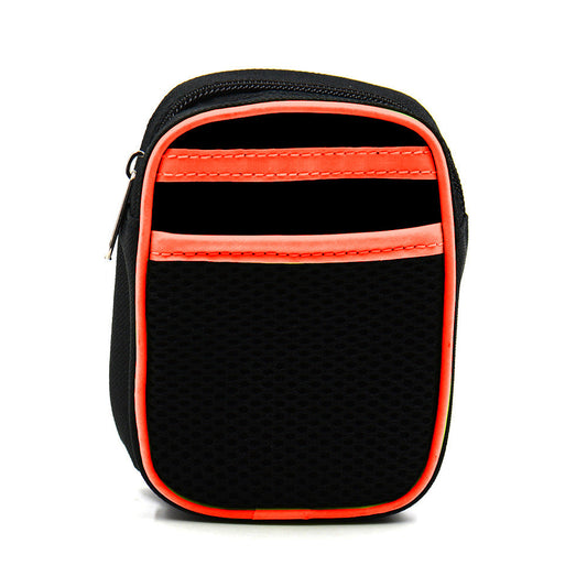 KFX-4052541 Reflective Orange Nylon Pet Traction Set with Adjustable Rope Length 125-210cm and Waist 78-110cm