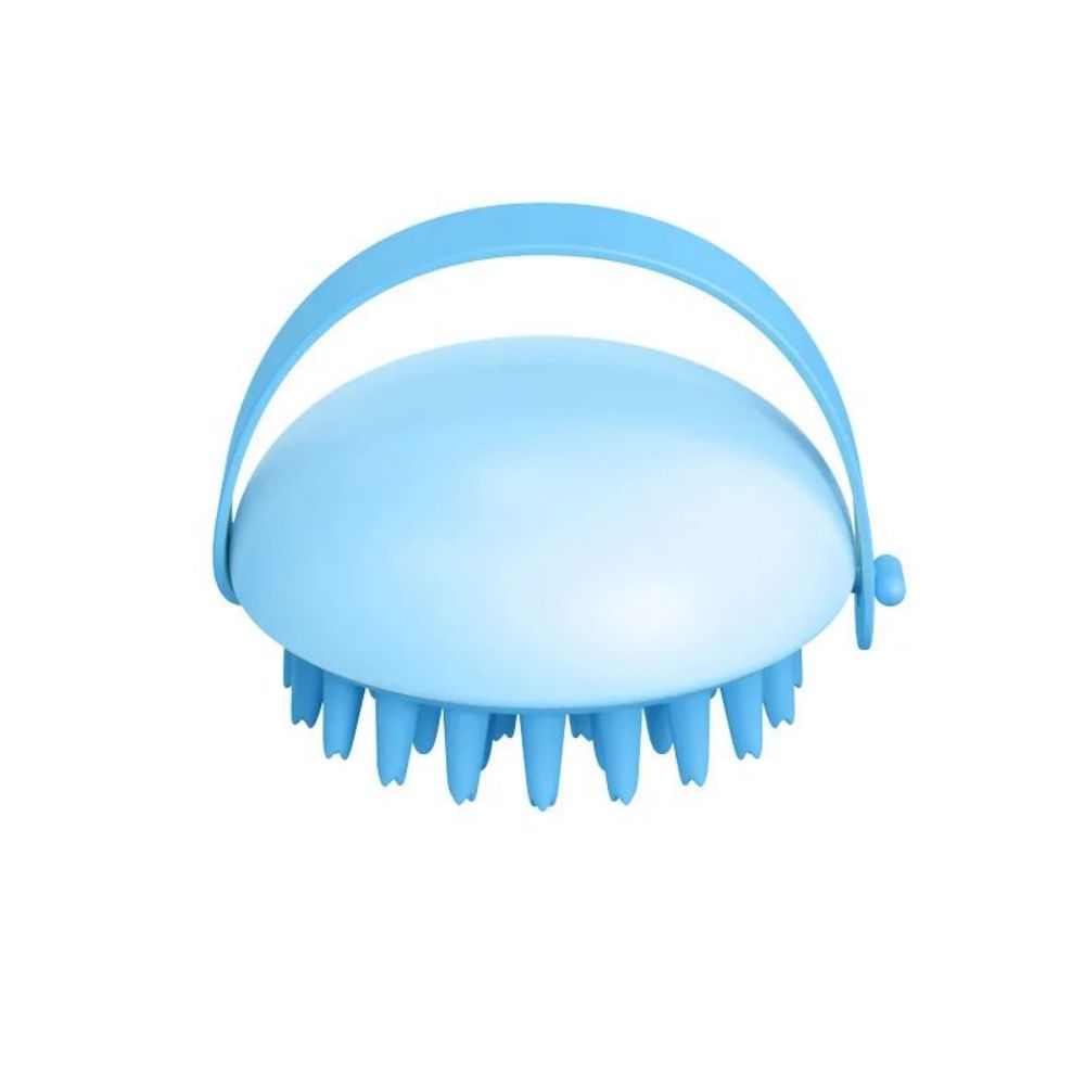 KFX-4060349 Silicone Massage Bath Brush for Cats and Dogs - Wet and Dry Pet Cleaning Tool
