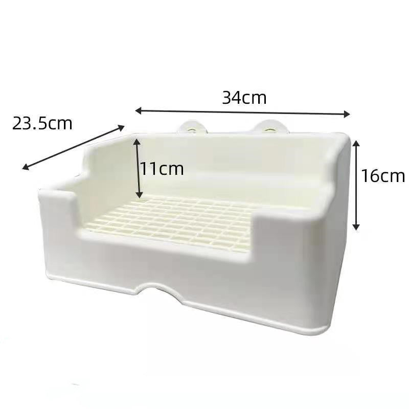 KFX-4067901 Extra Large Anti-Overturn Bunny and Guinea Pig Toilet Tray with Special Film Options - Sanheyu Medium and Large Models