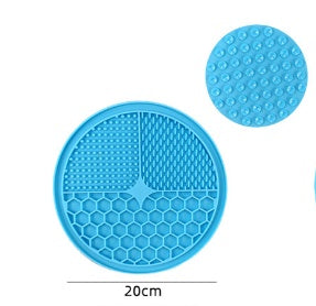 KFX-4069821 Silicone Dog Licking Pad for Interactive Play and Slow Feeding, 15cm x 15cm or 20cm x 20cm