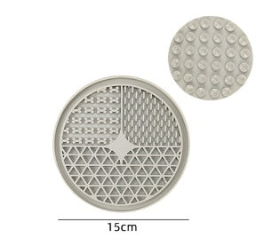 KFX-4069821 Silicone Dog Licking Pad for Interactive Play and Slow Feeding, 15cm x 15cm or 20cm x 20cm