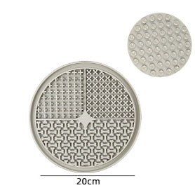 KFX-4069821 Silicone Dog Licking Pad for Interactive Play and Slow Feeding, 15cm x 15cm or 20cm x 20cm